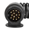 KIMISS 13 Pin Trailer Plug Wiring Spring Cable Connector Adapter