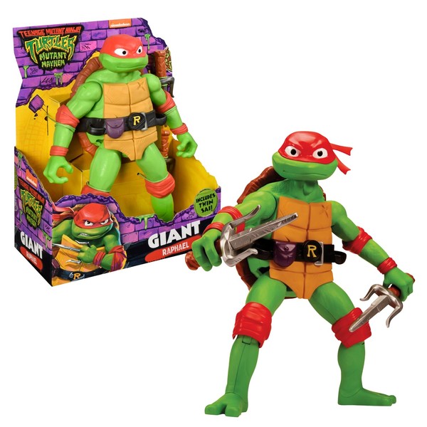 Ninja Turtles, 30 cm Figure, Articulated, Raphael, Toy for Children aged 4 and up, Giochi Preziosi TU8012
