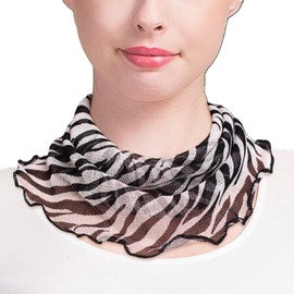 sanctrifolium 100% Silk Neck Cover, Snood, UV Protection, Cold Protection, Sunburn Protection, Neck UV Protection, Women's Floral Print, multicolor