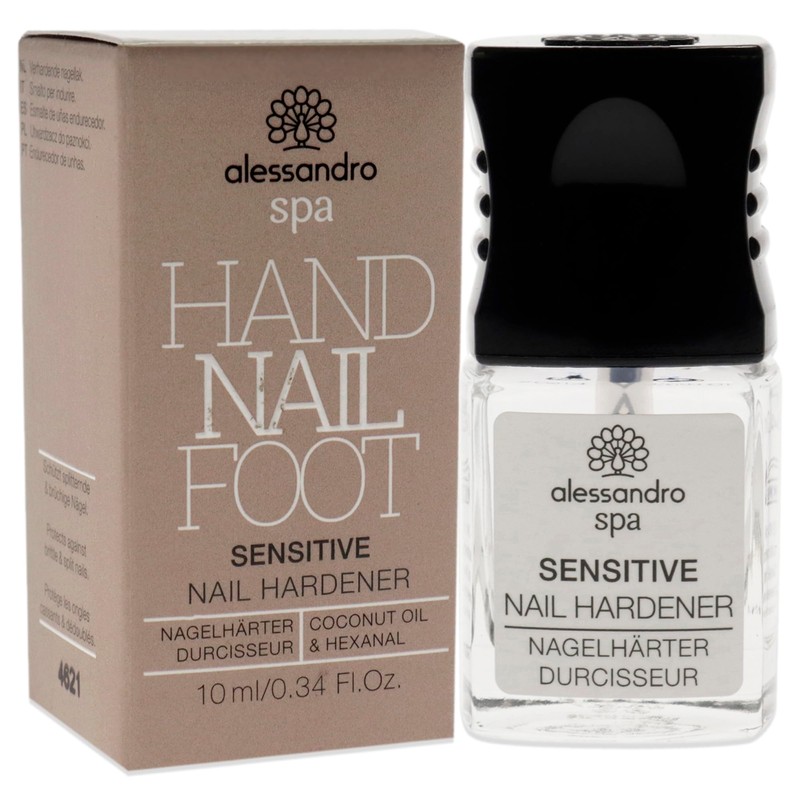 alessandro Spa Sensitive Nail Hardener - Formaldehyde-free nail hardener strengthens