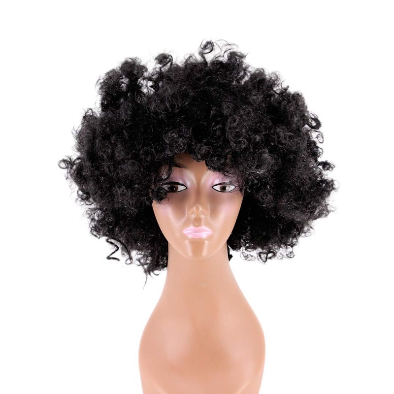 La moriposa Unisex 60s 70s Hippie Style Afro Wig for