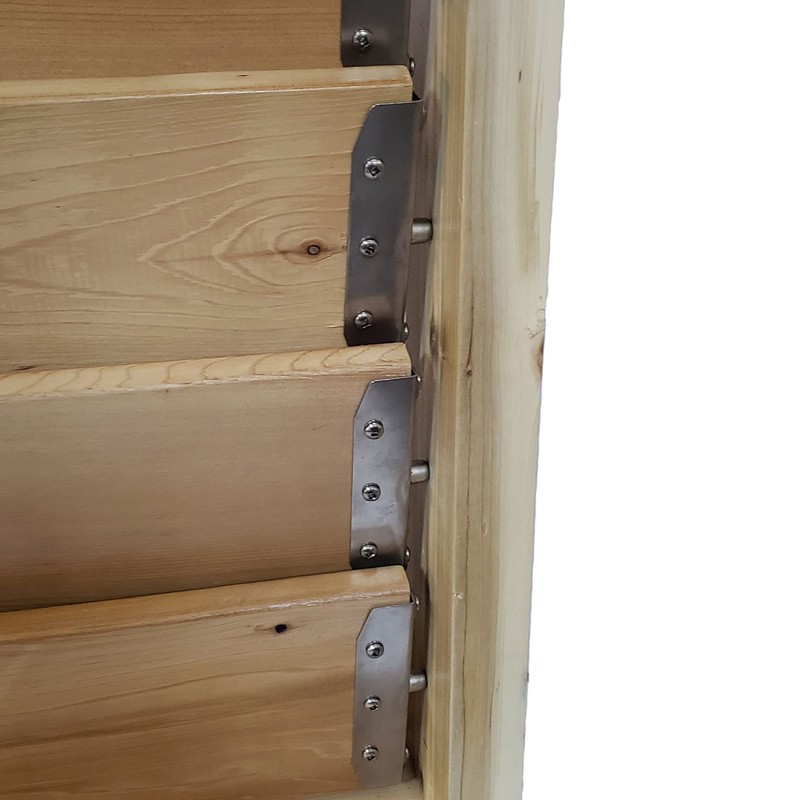 Decorex Hardware Heavy Duty Stainless Steel Louvers Hardware Kit -