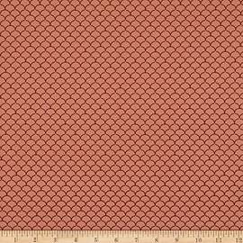 Henry Glass Chocolate Covered Cherries Clamshell Pink, Fabric by The Yard