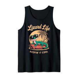 Cute Lizard Reptile Iguanas Chameleons Geckos Pets Tank Top