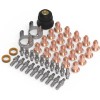 YESWELDER IPT40 45pcs Plasma Cutting Torch Tip Electrode Consumables for