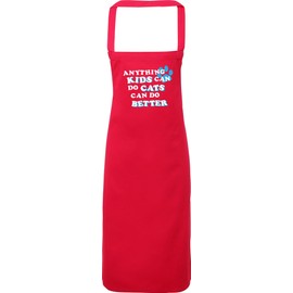 Hippowarehouse Anything kids can do cats can do better Apron kitchen cooking painting DIY onesize adult