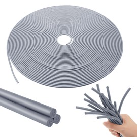 Frienda Backer Rod Foam Rubber Caulk Saver Concrete Expansion Joint Filler Weather Strip Seal for Gaps and Joints (Grey,1/8 Inch X 50 ft)