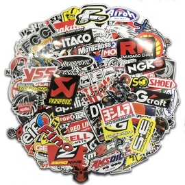 Unbranded 120Pcs Mixed Stickers Motocross Motorcycle Car ATV Racing Bike Helmet Decals Lot