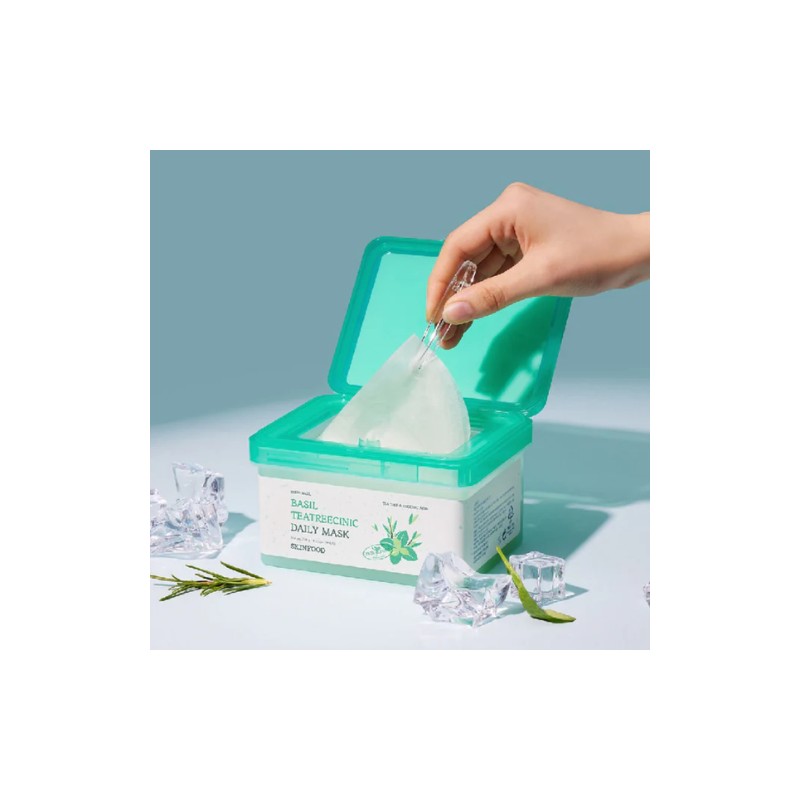 Skinfood [Skinfood]Basil Tea Tree C-Nic Daily Mask (30ea)