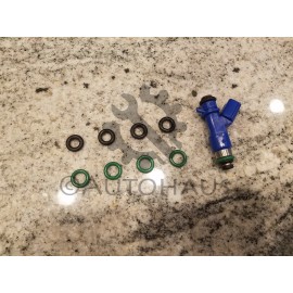 Auto Haus Fuel Injector Seal / O-Ring Kit for Acura RDX 410cc Fuel Injectors: 4 Cylinder