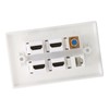 Wall Plate 6 Ports HD Multimedia Interface CAT6 TV F