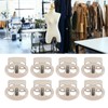 30PCS Metal Cord Locks End Spring Stop Toggle Stoppers Rustproof