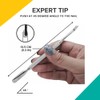 Rui Smiths Professional Double Ended Hypoallergenic Stainless Steel Metal Pusher