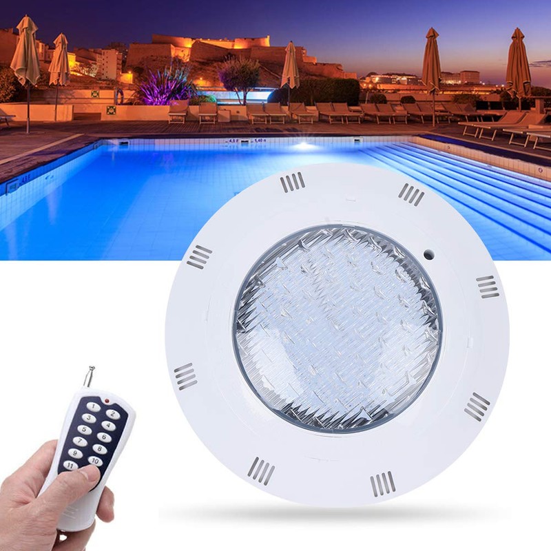 Eapmic 12V 54W Pool Light Underwater Color-Change LED Lights RGB