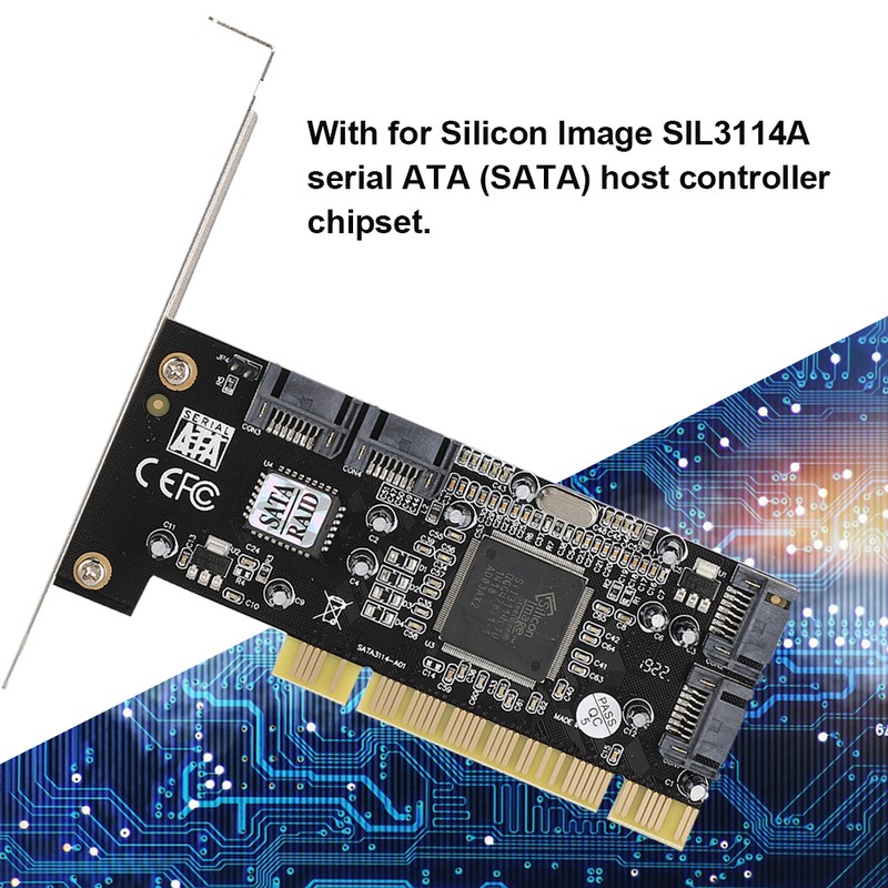 514 PCI SATA Host Controller 150 4-Channel RAID Card Serial