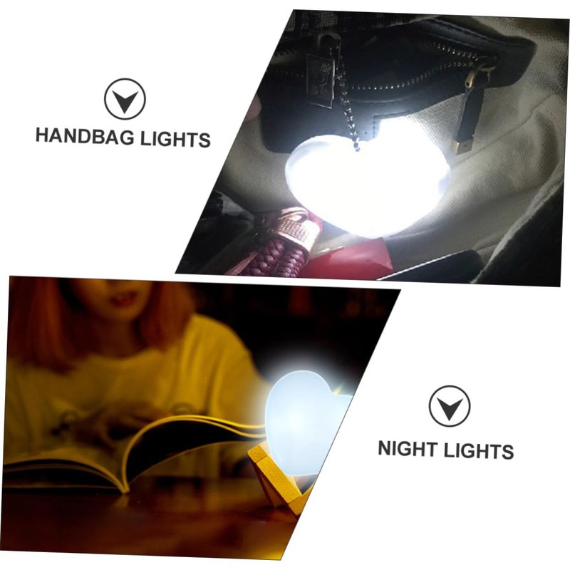 DOITOOL Pack of 2 Heart Night Light Automatic Night Light