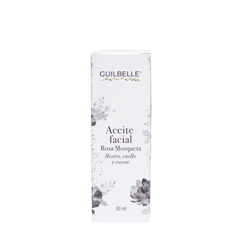 Guilbelle, Aceite Facial Rosa Mosqueta Para Cuello y Rostro, 30