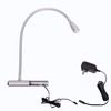 BiNFU Bedside Reading Light with Knob Switch Flexible Gooseneck LED
