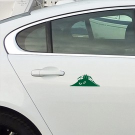 NBFU Peeking Monster Scary Eyes 1 (Green) (Set Of 2) Premium Waterproof Vinyl Decal Stickers For Laptop Phone Accessory Helmet Car Window Bumper Mug Tuber Cup Door Wall Decoration