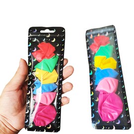 100 Pcs Beadable Pen Packaging Bags for Small Business, Resealable Foil Pouch Bag for Lipgloss,Jewelry,Cosmetic,Candy 2.5x8.66inch