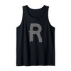 Creative Bold Dark Grey Letter R - Alphabet - Marker