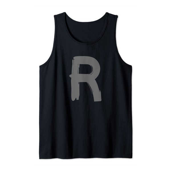 Creative Bold Dark Grey Letter R - Alphabet - Marker