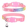 WDPAWS Cat Collar Breakaway Bling Diamond Rhinestone with Bell Adjustable