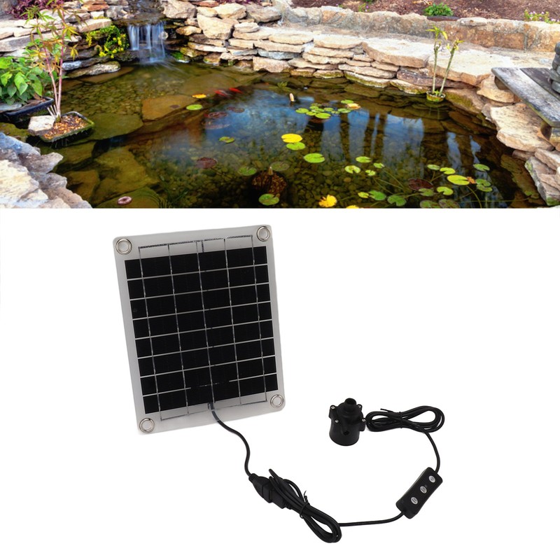 Solar Water Pump Kit 20W Submersible for Fountain Pond Bird