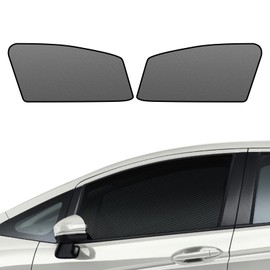 BLUESEATEC Honda Fit GK3/4/5/6 GP5/6 Blackout Mesh Curtain Magnetic Sunshade H25.9-R2.2 Side Driver Passenger Sun Shade 2 Pieces