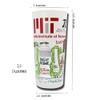 Catstudio Drinking Glass, Massachusetts Institute of Technology Glass Cup for