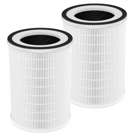 True HEPA KILO Filter For Afloia KILO, KILOPLUS, KILOPRO, MIRO, MIRO PRO and for MORENTO MR-Kilo, Kalo Air Purifier, 360° 3-Stage Filtration for Home Bedroom Large Room Odor Dust Pollen Smoke, 2 Pack