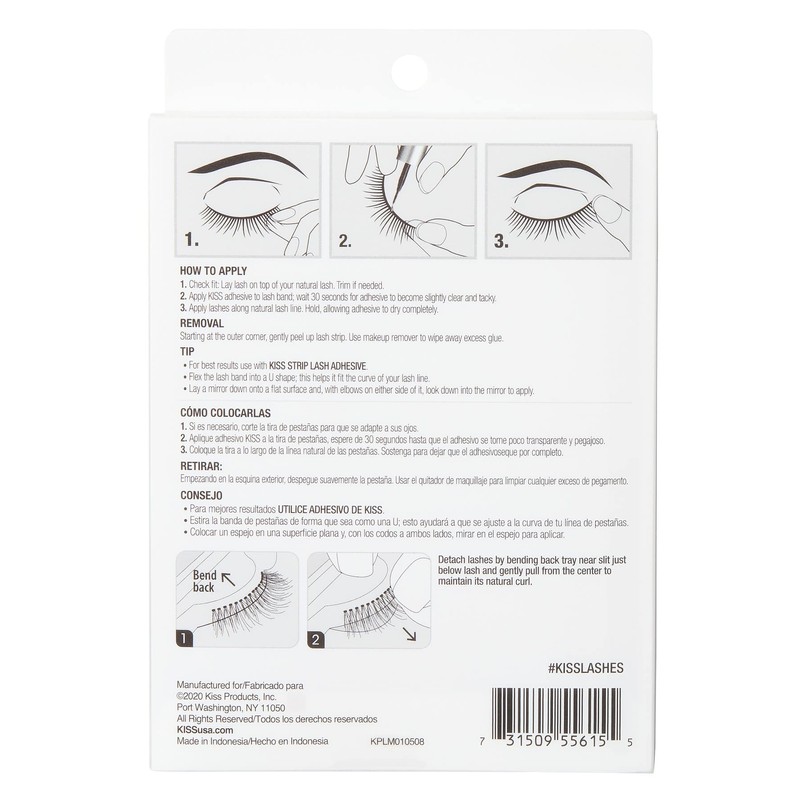 Kiss Ever Ez 03 Lashes 4 + 1 Pairs