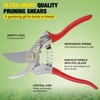 Yesker Pruning Shears Garden Shears 8.6" Professional Bypass Garden Scissors