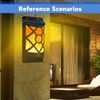 Flames Solar Outdoor Light Outdoor Motion Sensing LED Solar Powered