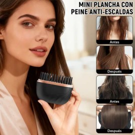 Minialisador De Pelo Inalámbrico Glambrush, Peine 2 En 1