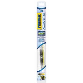 Rain-X Acoustix 14" Wiper Blades (Pack Of 1), Whisper Quiet Automotive Replacement Windshield Wipers, Plasma Treated & Graphite-infused Coating for Smooth Performance & Long-lasting Durability