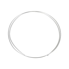 sourcing map 10 Gauge/2.5 mm Nichrome 80 Cr20Ni80 Heating Resistance Wire 8ft High Temperature for Electronic Components Repairing, Silver Tone