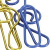 100Pcs Cute Note Paper Clips 10 Colors Metal Music Note