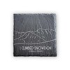 I Climbed Snowdon Laser Engraved Slate Coaster | National Three