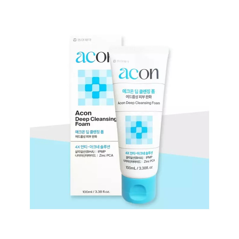 Aekon 애크온 딥 클렌징 폼 100ml / 저자극 여드름 피부