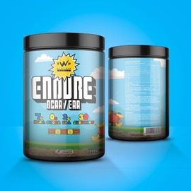 TWP Nutrition Platinum Series Endure, EAAs & BCAAs Electrolyte Blend Pre, Intra and Post Workout, Zero Sugar, 510g and 30 Servings, 20 Great Flavours (iKong Juice)
