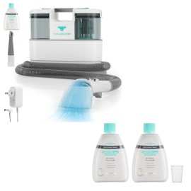 HAUSHOF Cordless Carpet Upholstery Cleaner Brushless 2x750ml Spot Stain Cleaners