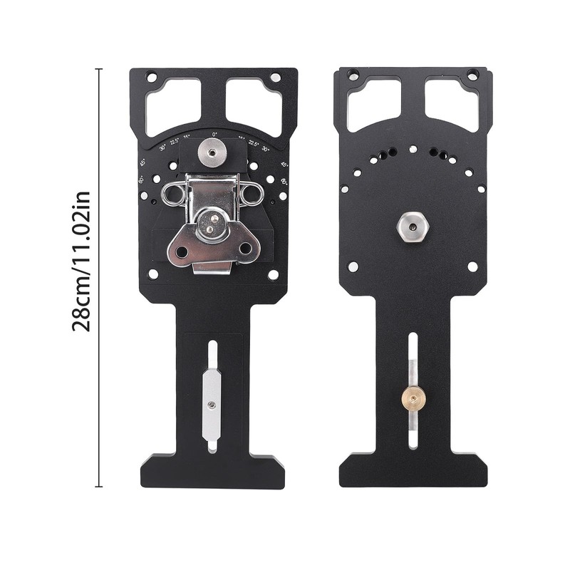 Track Saw Square Adjustable Angle Guide Rail Square for Woodworking