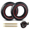 KTUMININV 10x2.125 Scooter Tire,10x2/54-152 electric Rubber Solid Tire for Gotrax