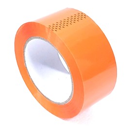 Orange Carton Sealing Tape, Packing Tape, Moving Tape 2" x 110 Yard,2.0 mil Thick, Heavy Duty (1 Roll)