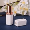 Hsthe Sea 5 Pcs White Empty Lipstick Tubes,DIY Lip Balm