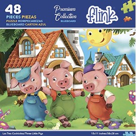 FLINK Rompecabezas Infantil Los Tres Cochinitos 48 Piezas