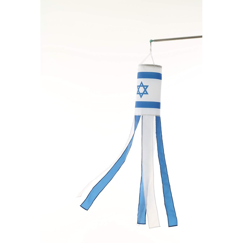 Israel Israeli Flag WindSock 2 Pack Stripes Wind Socks For