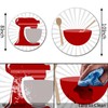 Walarky Kitchen Utensil Pattern Round Metal Hob Covers 4-Piece Stove