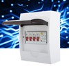 3 Way Fuse Box for 63A 30mA RCD+3MCB(6A+16A+32A) Power Supply